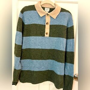 Men’s J.Crew Rugy Lambswool Sweater NWOT Size M